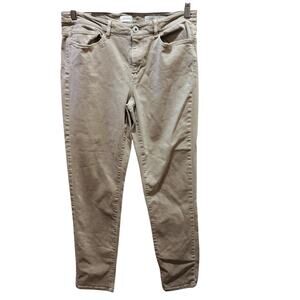 J. Jill Straight Leg Tan Jeans in Tan Size 6R